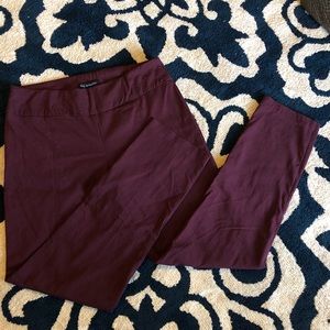 Maroon legging-pants